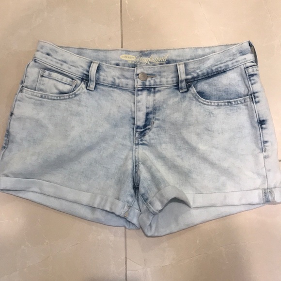 Old Navy Pants - Old Navy Boyfriend Light Denim Shorts 6